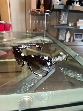 Moschino Black & White Women's Sunglasses